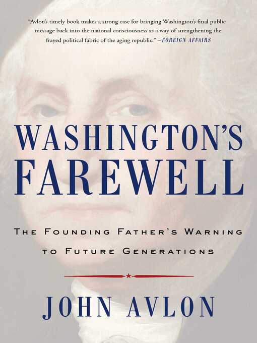 Title details for Washington's Farewell by John Avlon - Wait list